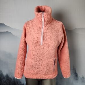 J.Crew Vintage Polartec Sherpa Fleece Half-Zip Pullover Jacket | Women's XXS